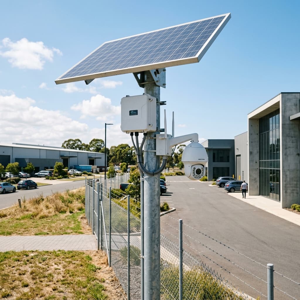 Solar CCTV Unit